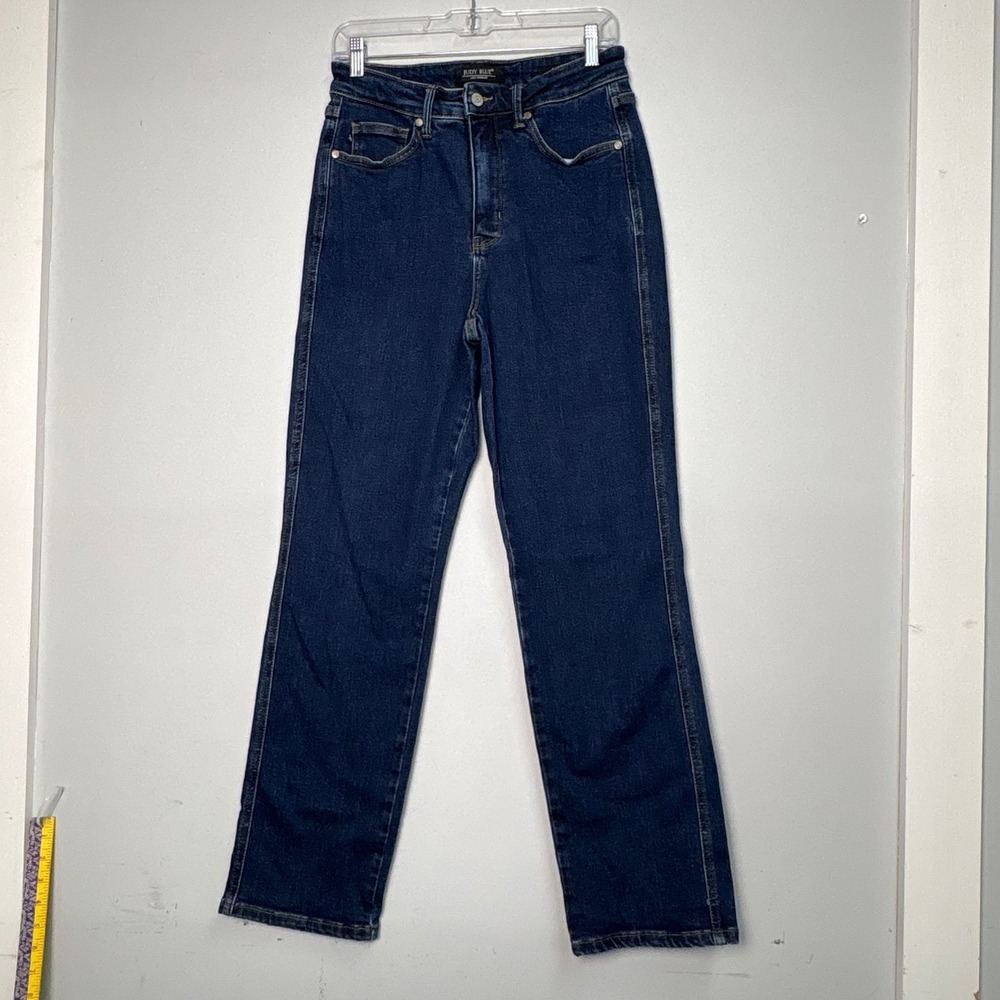 Judy Blue High Rise Straight Leg Jeans Dark Wash Size 9/29 Womens